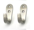 10 pcs single  Stainless Steel Coat Hook Wall Hanger. 