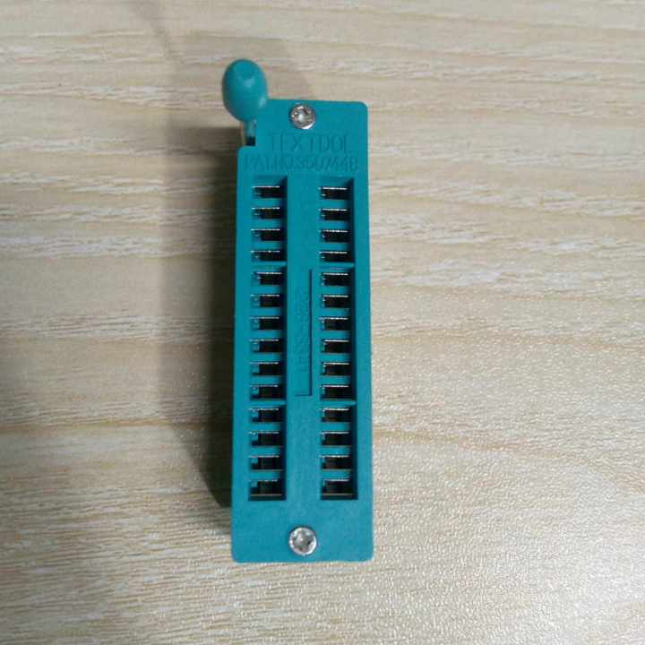 28 Pin NARROW Universal ZIF Socket 28Pin DIP 28 Pins 2.54mm Pitch IC Chip ZIF Socket Adaptor For Electric Fittings Universal IC Test And Program Switches