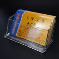 Lightweight Acrylic business card holder Versatile Transparent Sturdy Desktop card display card stand for Office desk organizer Exhibition display Business events Trade shows Corporate gifting. 