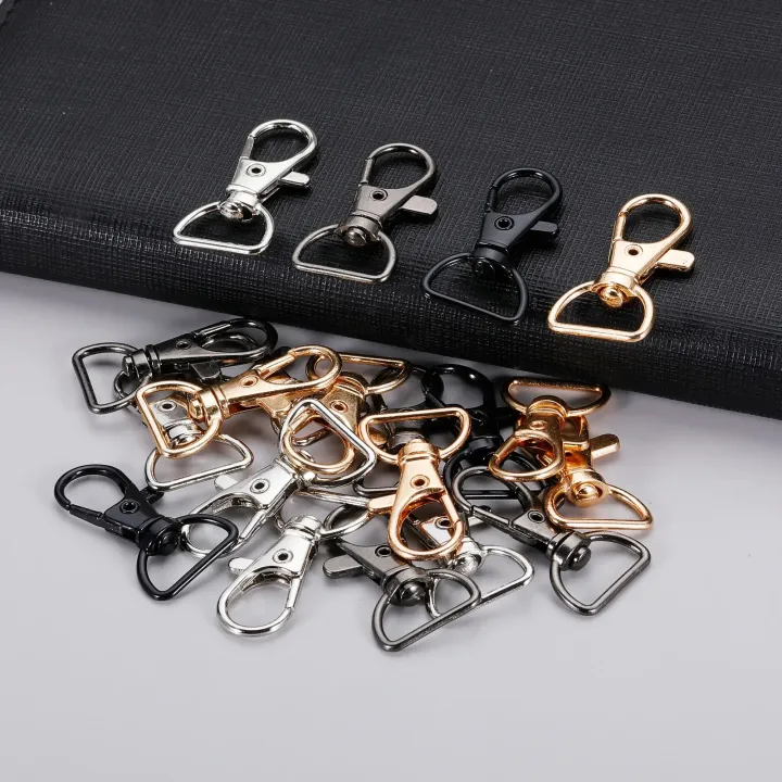 5/10/20pcs%20Swivel%20Clasps%20with%20D%20Ring%20Lanyard%20Snap%20Hooks%20Keychain%20Clip%20Hook%20Metal%20Lobster%20Claw%20Clasp%20for%20Keyrings%20Crafting%20Sewing%20-%20Image%206