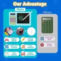 Writing Pad 2 In 1 Math Game Calculator With LCD Screen Math Game Tablet Learning Games. 