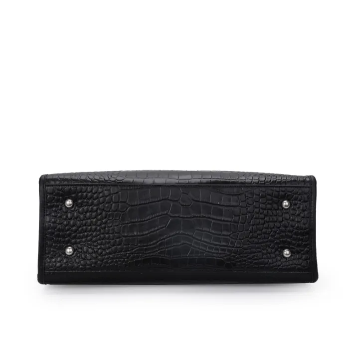 Genuine%20leather%20crocodile%20print%20handbag%20bag%20women's%202024%20new%20fashion%20and%20versatile%20temperament%20retro%20classic%20large%20capacity%20tote%20bag%20-%20Image%204