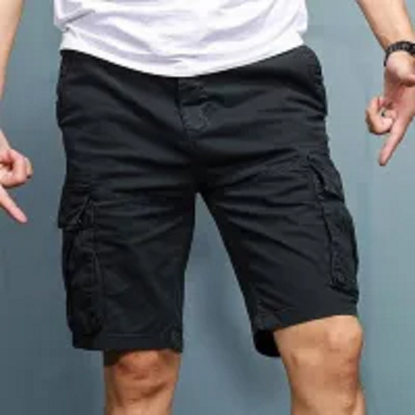 2 Quarter Comfortable Cotton Cargo Shorts Half Pants - Men