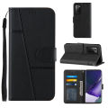 lthmy for Samsung Galaxy note20 ultra/note20 ultra 5G cover premium leather wallet case magnetic shock absorbing flip case with lanyard. 