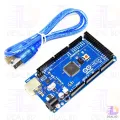 Arduino Mega 2560 R3 Microcontroller Board With USB Cable. 