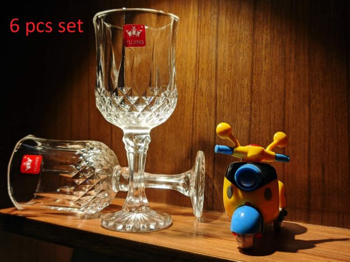YUJING%20Drinking%20Water%20Glass%20Cristal--%206%20pieces%20set%20-%20170-200ml%20-%20B%20Model%20-%20Image%202