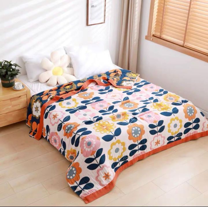National%20Fashion%20Pure%20Cotton%20Gauze%20Quilt%20Adult%20Lunch%20Break%20Sofa%20Cover%20Blanket%20Summer%20Towel%20Blanket%20Pure%20Cotton%20Single%20Double%20Blanket%20Bed%20Sheet%20-%20Image%206
