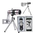 12X Metal Zoom Lens with Tripod - Silver. 
