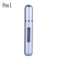 MUB 8ml Perfume Atomizer Refillable Travel Spray Bottle Empty Mini Bottom Refill Aluminum Perfume Atomizer Bottle.