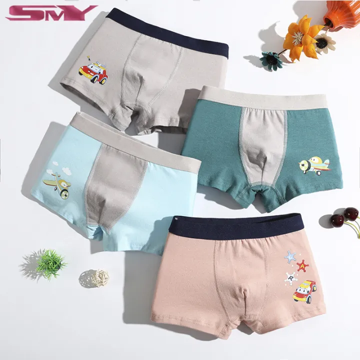 Pack%20Of%204-Kid%20Boy%20Cotton%20Boxer%20Cute%20Cartoon%20Comfortable%20Underwear%20Soft%20Panties%20Kids%20Suitable%20For%20Baby%20Boys%202-12%20Years%20Old%20-%20Image%202
