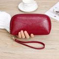 New Korean Style Fashion Women's Long Clutch Women's Large Capacity Bag Zipper Wallet Clutch Bag. 