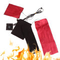 4 In 1 USB Clothes Heater Pad W/3 Gear Adjustable Temperature Electric Heating Sheet Winter Heating Warmer Pad For Vest Jacket Demoo. 