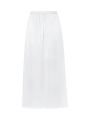Women s Anti-Static Half Slip Underskirt for Under Dresses Solid Color Elastic Waist Inner Lining Long Skirt.
