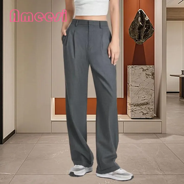 Ladies%20Pants%20Wri%20le-free%20Women%20Work%20Business%20Casual%20Pants%20-%20Image%209