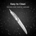 Stainless Steel Double Sided Nail File, Reusable Manicure Filer Great for Home Salon or Travel Use.