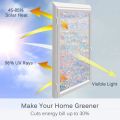 Window Privacy Film Frosted Glass Window Film Sun Blocking Window Film Non-Adhesive Heat Control Removable Window Stickers Decor.