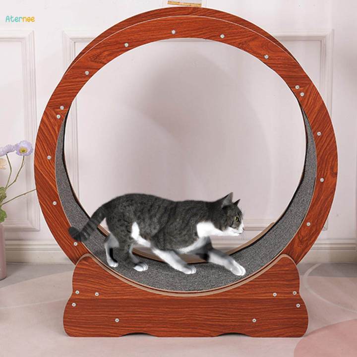 Cat%20Treadmill%20Wheel%20Exerciser%20Wooden%20Toy%20Cat%20Running%20Wheel%20with%20Carpeted%20Runway%20for%20Indoor%20Cats%20Durable%20Silent%20Roller%20with%20Locking%20Mechanism%20-%20Image%202