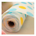Migeet Non-Adhesive Shelf Paper Beautiful Dot Pattern Drawer Storage Liner for Drawer Table Kitchen Cabinets Pantry (5 Rolls One Set) 12.