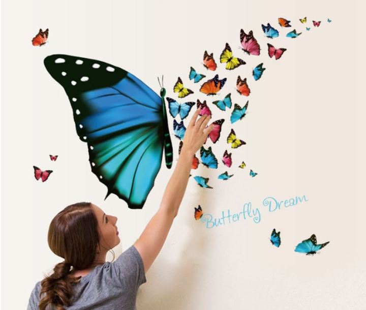 New%20Beautiful%20flying%20butterfly%20fresh%20living%20room%20porch%20corner%20decorative%20wall%20sticker%20pvc%20removable%20-%20Image%205