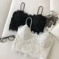 2021 Wenwen Same Style Western Style Lace Bottoming Camisole Women's Outer Wear Spring New Girl Underwear That Makes Your Back More Beautiful Underwear. 