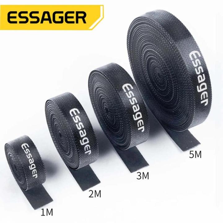Essager Cable Organizer Wire Winder Clip Earphone Holder Cable Management USB Cable Mouse Cord Protector