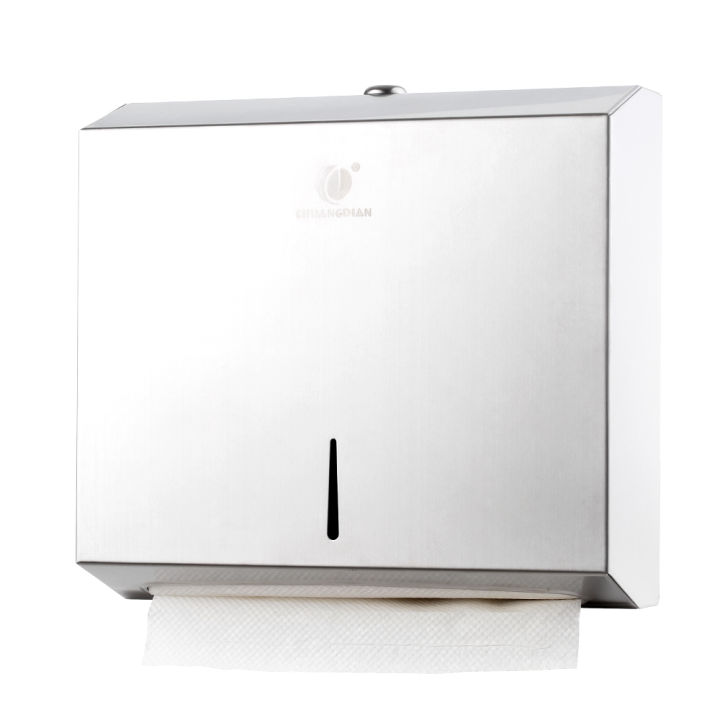 CHUANGDIAN%20Wall-mounted%20Tissue%20Dispenser%20C-fold%20Paper%20Hand%20Towel%20Case%20Bathroom%20Stainless%20Steel%20Tissue%20Box%20Interfold%20Towel%20Dispenser%20Holder%20for%20Multifold%20Paper%20Towels%20-%20Image%203