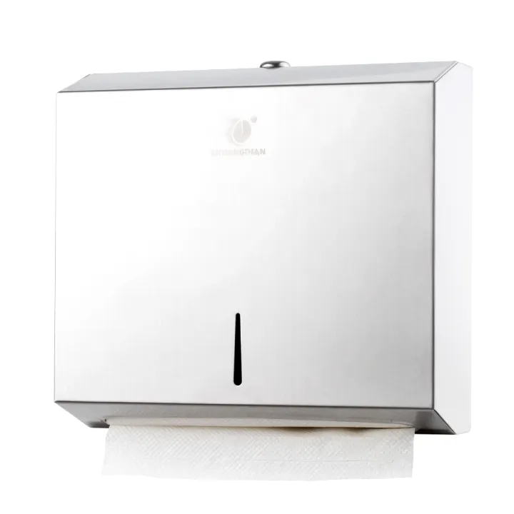 CHUANGDIAN%20Wall-mounted%20Tissue%20Dispenser%20C-fold%20Paper%20Hand%20Towel%20Case%20Bathroom%20Stainless%20Steel%20Tissue%20Box%20Interfold%20Towel%20Dispenser%20Holder%20for%20Multifold%20Paper%20Towels%20-%20Image%203