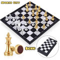 Magnetic Chess 14 Inch Golden & Silver Guti. 