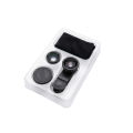 Sony Rangs 3-in-1 Clip-On Camera Lens for iPhone 10 Series – Wide Angle, Macro & Fisheye | Aluminum Build, Optical Glass. 