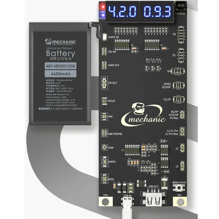 MECHANIC%20BA19%20BA27%20Battery%20Activation%20Detection%20Board%20Battery%20Fast%20Charge%20For%20iPhone%205G-13%20Pro%20Max%20Android%20One-click%20Activation%20-%20Image%206