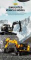 GC 1:50 Mini Excavator, Excavator Truck Toys, Metal Die-cast Engineering Vehicle Model, Heavy Duty Excavator. 