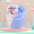 100ml Rainbow Butter Slime Kit Soft Non-Sticky Scented Slime For Girls Boys Party Favors Birthday Gift Stress Relief Toy For Kid. 