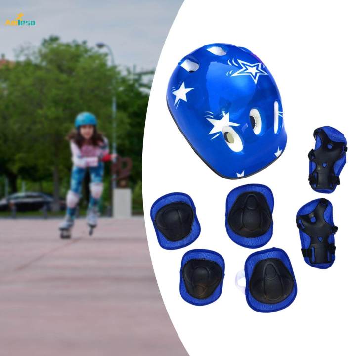 7 Pieces/Set Kids Bike Portable for Skateboard Sports Roller Skating