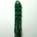 AbuZZZ Macrame  Boho Green Wall Hanging, Wall hanging decoration , Bedroom, Living Room Hanging Decorations,  Farmhouse Decoration Accessories, Room decoration items, Dream catcher,  Aesthetic room decoration. 