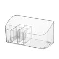 Clear Makeup Organizer for Vanity Cosmetics Display Cases Storage Box for Bathroom Counter Dresser Brushes Lipsticks Y5GB. 