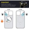 For Iphone 13 Spigen Transparent Magsafe Case Cover Shatter-resistant Case Back Cover. 