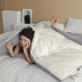 AClass Seersucker Soybean Fiber Summer Quilt Space Duvet Insert Student Dormitory Spring and Autumn Air Conditioning Thin Duvet Four Seasons Universal. 