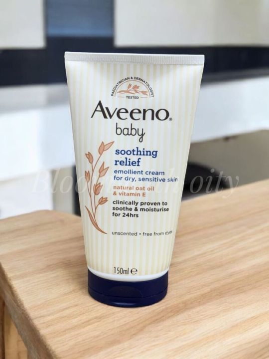 Aveeno Baby Soothing Relief Emollient Cream 150ml France