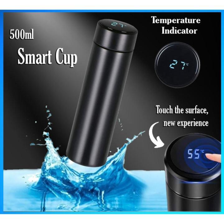 NEW 500ml Smart LED Water Bottle | Stainless Steel Vacuum Insulated Thermos Flask/Bottole | Hot & Cold Smart Bottle with Temperature Display | Travel & Daily Use For Dynamic Fashion