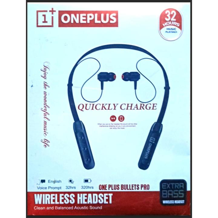 One plus Bullets pro wireless headset neckband Bluetooth earphone