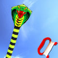 large snake kite cobra kite with handle line outdoor toys for adult bird kite. 