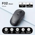 Baseus F02 Ergonomic Wireless Mouse (without Battery) Wireless Mouse Gen 2  Bluetooth 2.4G 4000 DPI Gaming Mouse. 
