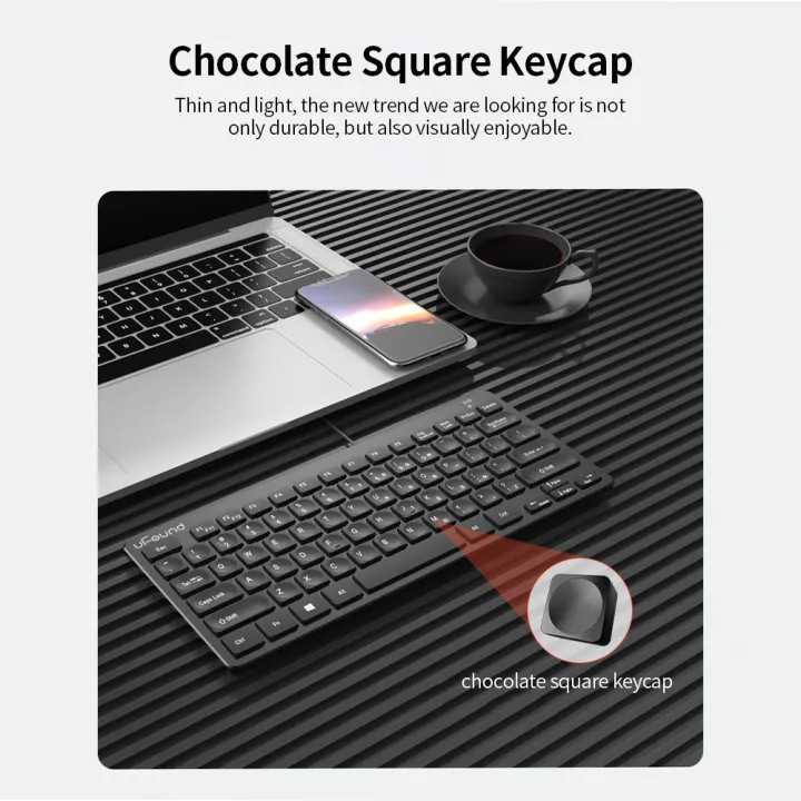 uFound%20U-71%20Wired%20Business%20Office%20Keyboard%2078-key%20USB%20Powered%20Chocolate%20Square%20Keycap%20Keyboard%20for%20Home/Office%20Grey%20-%20Image%207