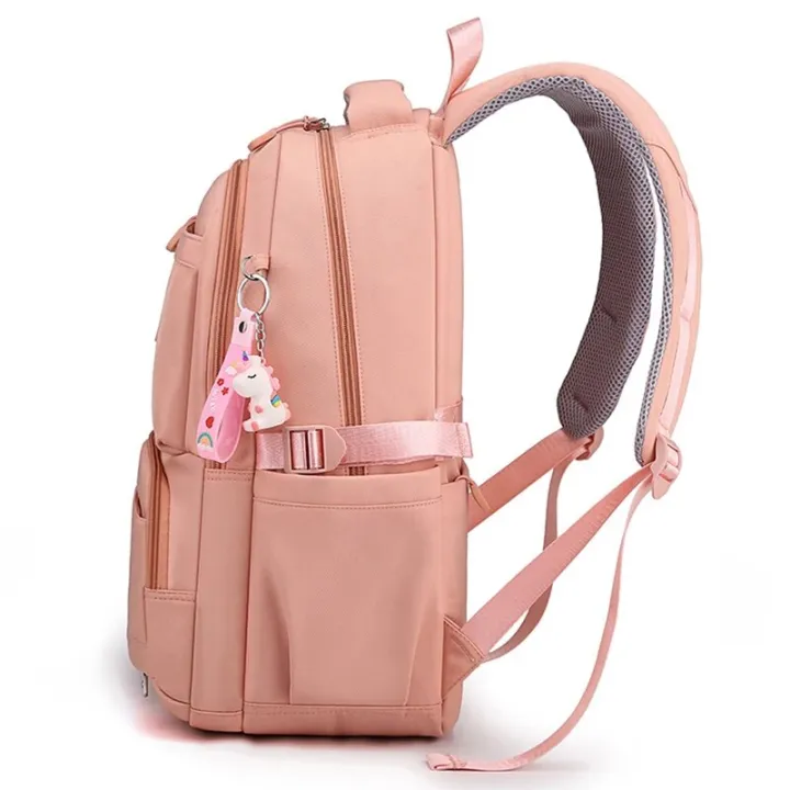 Schoolbag%20For%20Girls%20Large%20Capacity%20Backpack%20Nylon%20Waterproof%20Backpack%20College%20And%20High%20School%20Schoolbag%20Literary%20Women%20Backpack%20-%20Image%202