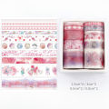RHS Online 10 Rolls Washi Tape Decorative Masking Tapes Sticky Paper Tape for Journals DIY Crafts Gift Wrapping. 