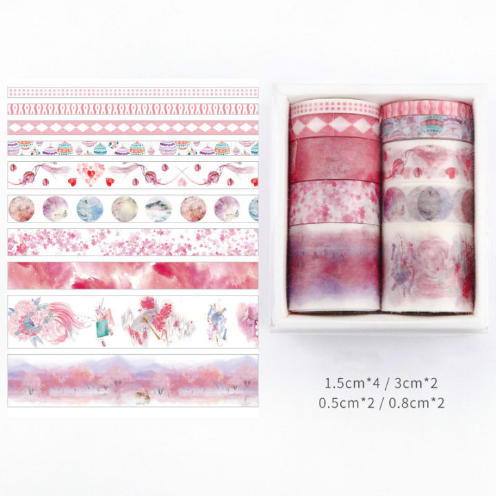 RHS%20Online%2010%20Rolls%20Washi%20Tape%20Decorative%20Masking%20Tapes%20Sticky%20Paper%20Tape%20for%20Journals%20DIY%20Crafts%20Gift%20Wrapping%20-%20Image%202