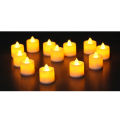 Artificial fire LED candle Golden 6 piece for home decoration. 