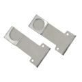 2 pcs. 4 Inch Single Curtain Pipe Holder Side Clum For 1 Inch Pipe.