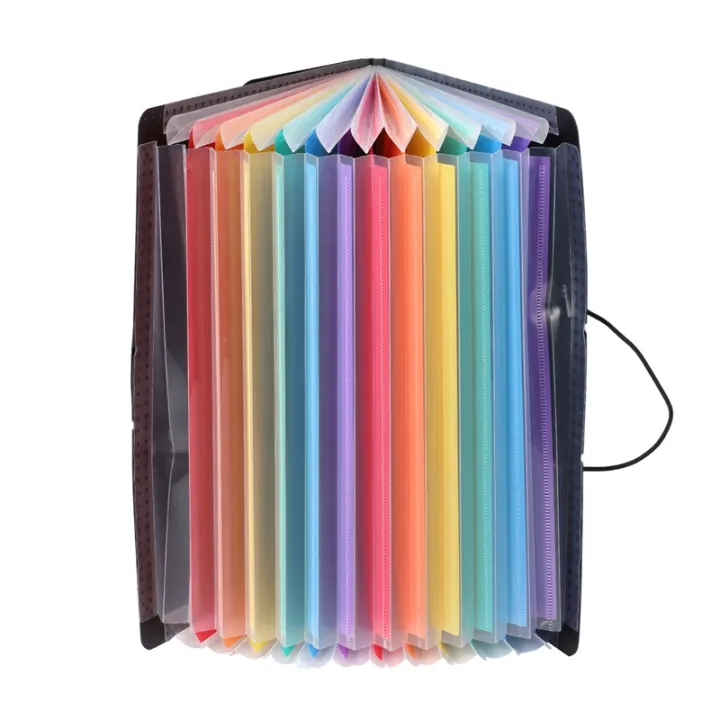 2X%20Expanding%20File%20Folder%20A4%20Letter%20Size%20Portable%20Document%20Holder%20with%2012%20Pockets%20Black%20Filing%20Folders%20Desk%20Storage%20-%20Image%203