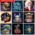 5D AB Diamond Painting Disney Cartoon Star Wars Cute Baby Yoda DIY Diamond Embroidery Kit for Kid Handmade Art Mosaic Home Decor. 